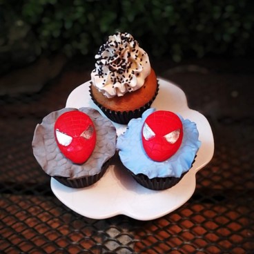 Cupcakes hombre araña