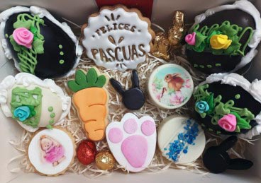 Cookies felices pascuas